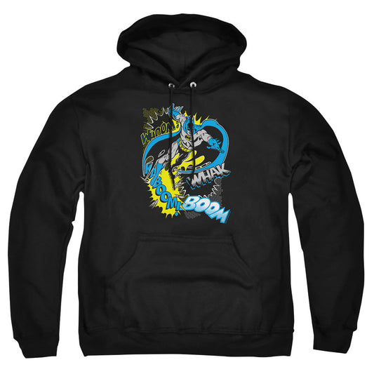 Batman Bat Effects Mens Hoodie Black Officially Licensed