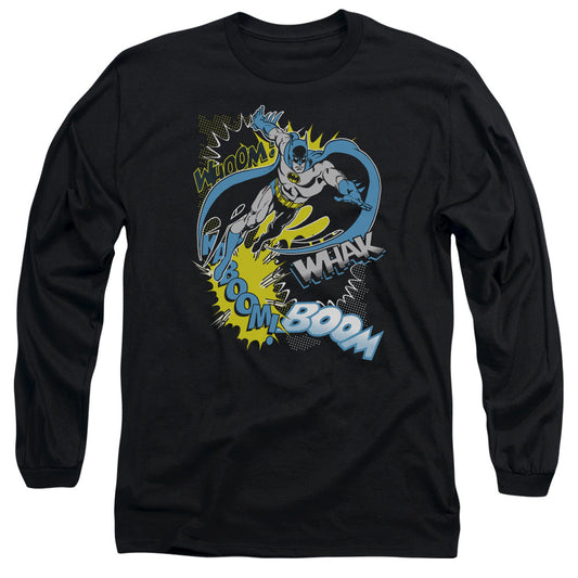 Batman Bat Effects Mens Long Sleeve Shirt Black Officially Licensed