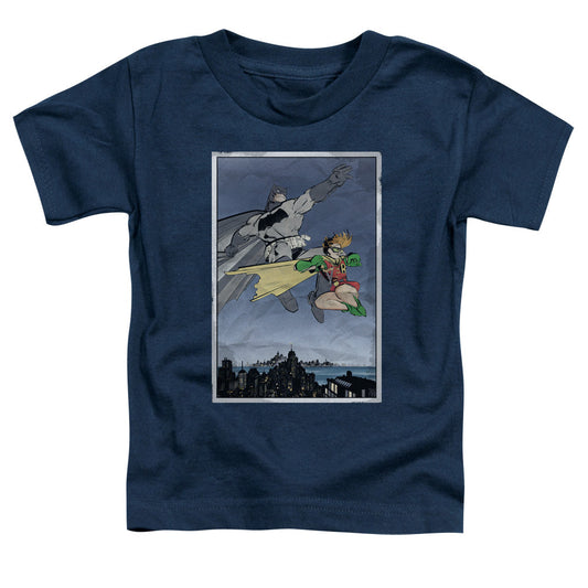 Batman Dkr Duo Toddler Kids Youth T Shirt Navy Blue Officially Licensed
