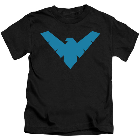 Batman Nightwing Symbol Juvenile Kids Youth T Shirt Black Officially Licensed