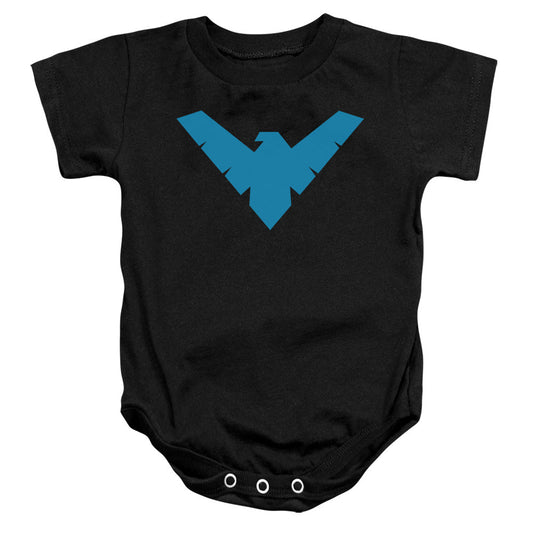 Batman Nightwing Symbol Infant Baby Snapsuit Black 18mos Officially Licensed