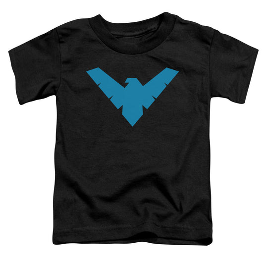 Batman Nightwing Symbol Toddler Kids Youth T Shirt Black Officially Licensed