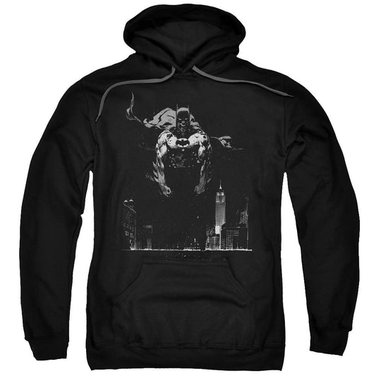 Batman Dirty City Mens Hoodie Black Officially Licensed
