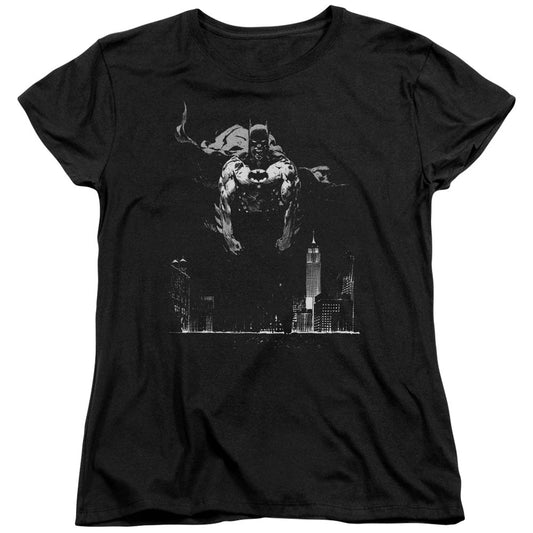 Batman Dirty City Womens T Shirt Black Officially Licensed