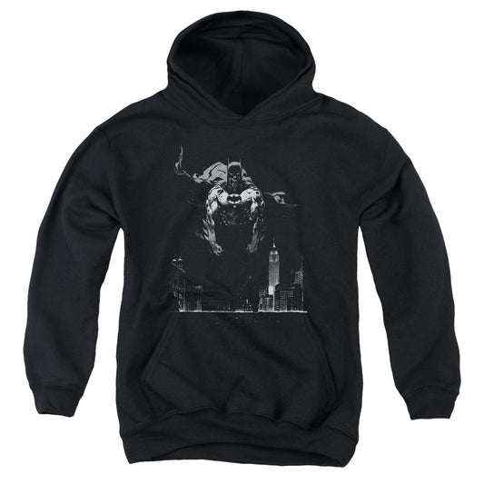 Batman Dirty City Kids Youth Hoodie Black Officially Licensed