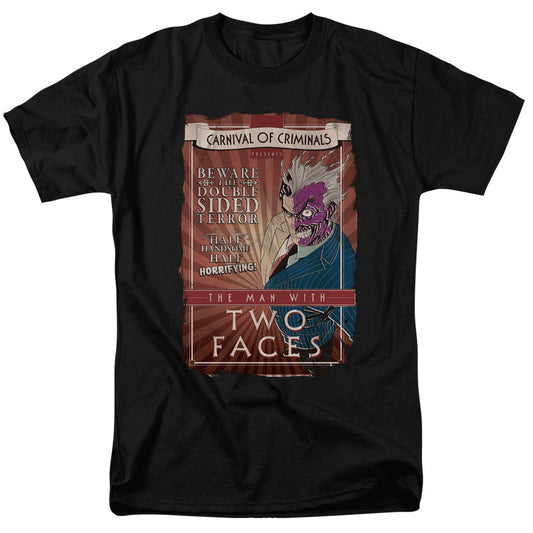 Batman Two Faces Mens T Shirt Black Officially Licensed
