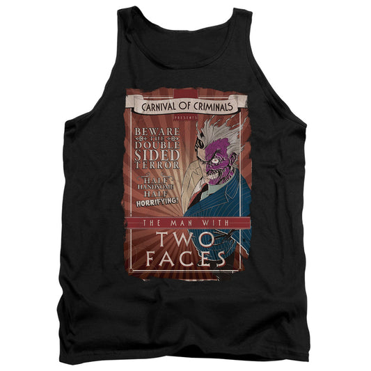 Batman Two Faces Mens Tank Top Shirt Black Officially Licensed