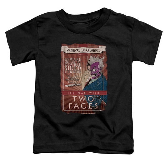 Batman Two Faces Toddler Kids Youth T Shirt Black Officially Licensed