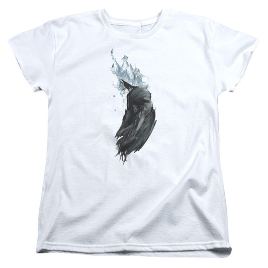 Batman Wash Womens T Shirt White Officially Licensed