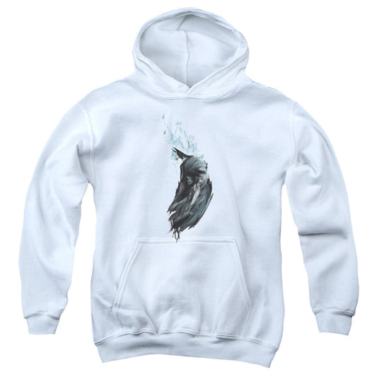 Batman Wash Kids Youth Hoodie White Officially Licensed