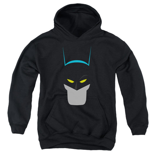 Batman Simplified Kids Youth Hoodie Black Officially Licensed