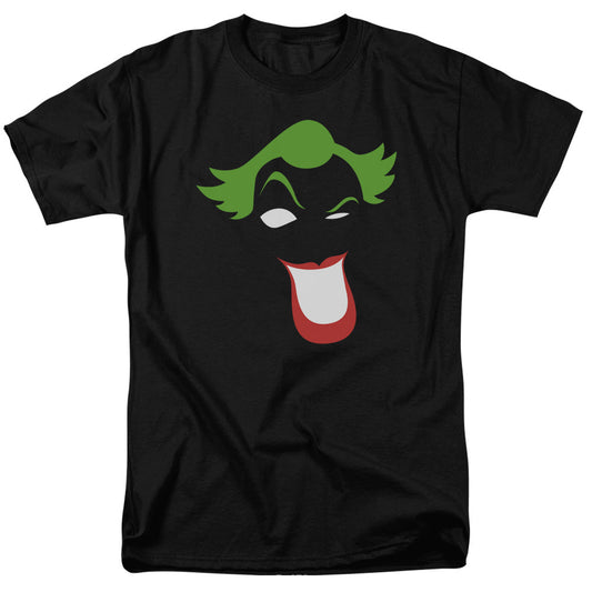 Batman Joker Simplified Mens T Shirt Black Officially Licensed