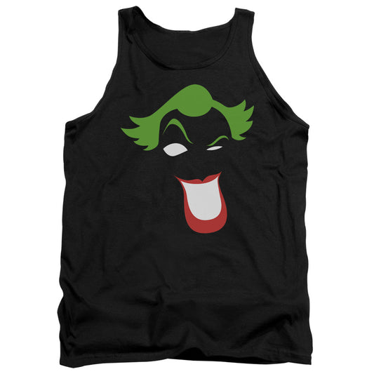 Batman Joker Simplified Mens Tank Top Shirt Black Officially Licensed