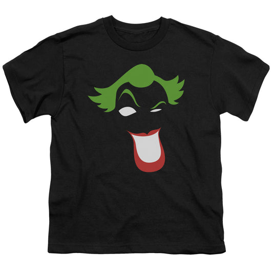 Batman Joker Simplified Kids Youth T Shirt Black Officially Licensed