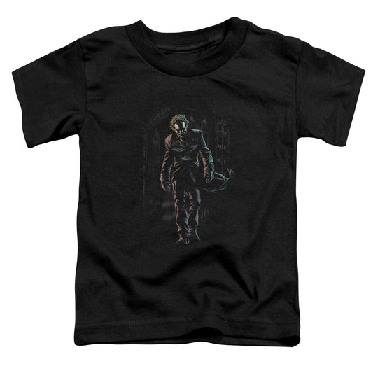Batman Joker Leaves Arkham Toddler Kids Youth T Shirt Black Officially Licensed