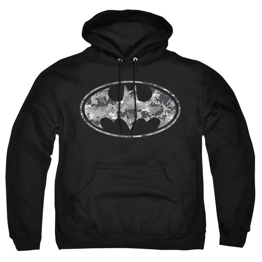 Batman Urban Camo Shield Mens Hoodie Black Officially Licensed