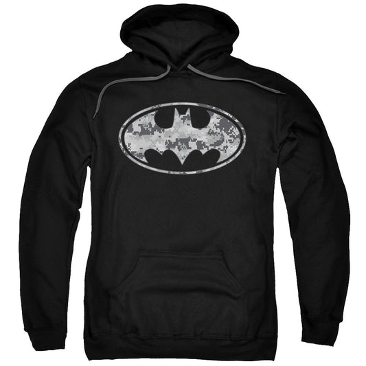 Batman Urban Camo Shield Mens Hoodie Black Officially Licensed