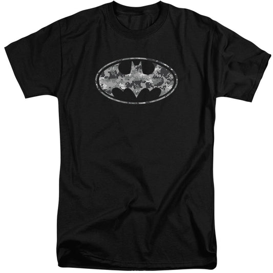 Batman Urban Camo Shield Mens Tall T Shirt Black Officially Licensed