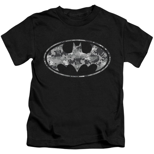 Batman Urban Camo Shield Juvenile Kids Youth T Shirt Black Officially Licensed