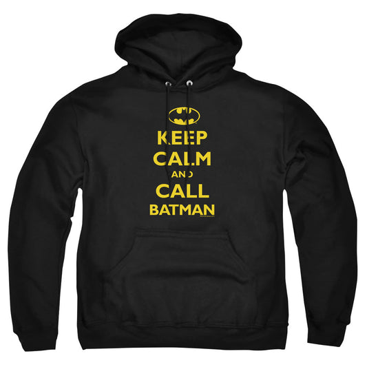Batman Call Batman Mens Hoodie Black Officially Licensed