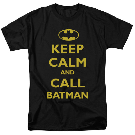Batman Call Batman Mens T Shirt Black Officially Licensed