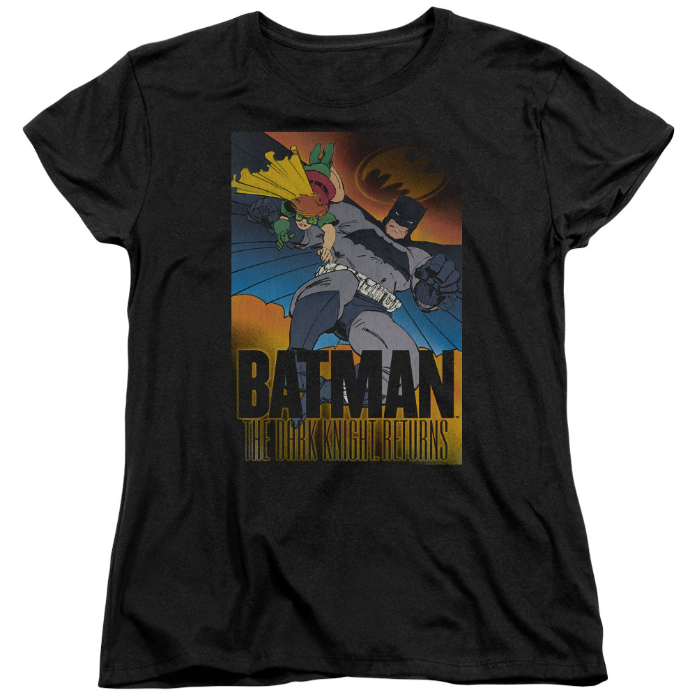 Batman Dk Returns Womens T Shirt Black Officially Licensed