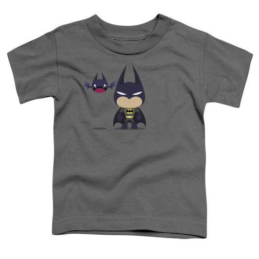 Batman Cute Batman Toddler Kids Youth T Shirt Charcoal Officially Licensed