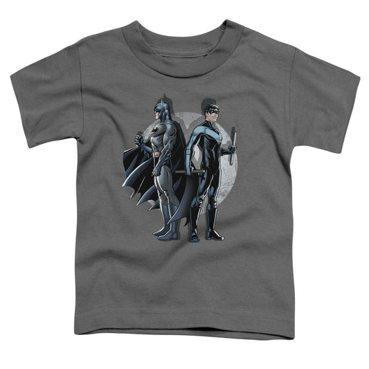 Batman Spotlight Toddler Kids Youth T Shirt Charcoal Officially Licensed