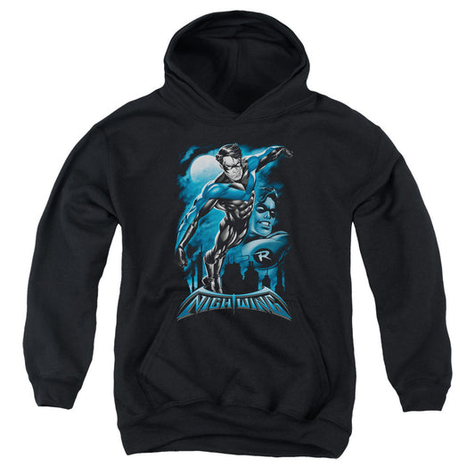 Batman All Grown Up Kids Youth Hoodie Black Officially Licensed