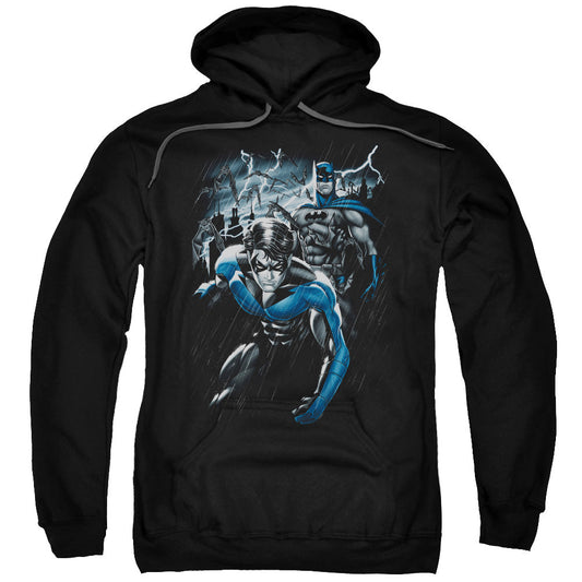 Batman Dynamic Duo Mens Hoodie Black Officially Licensed