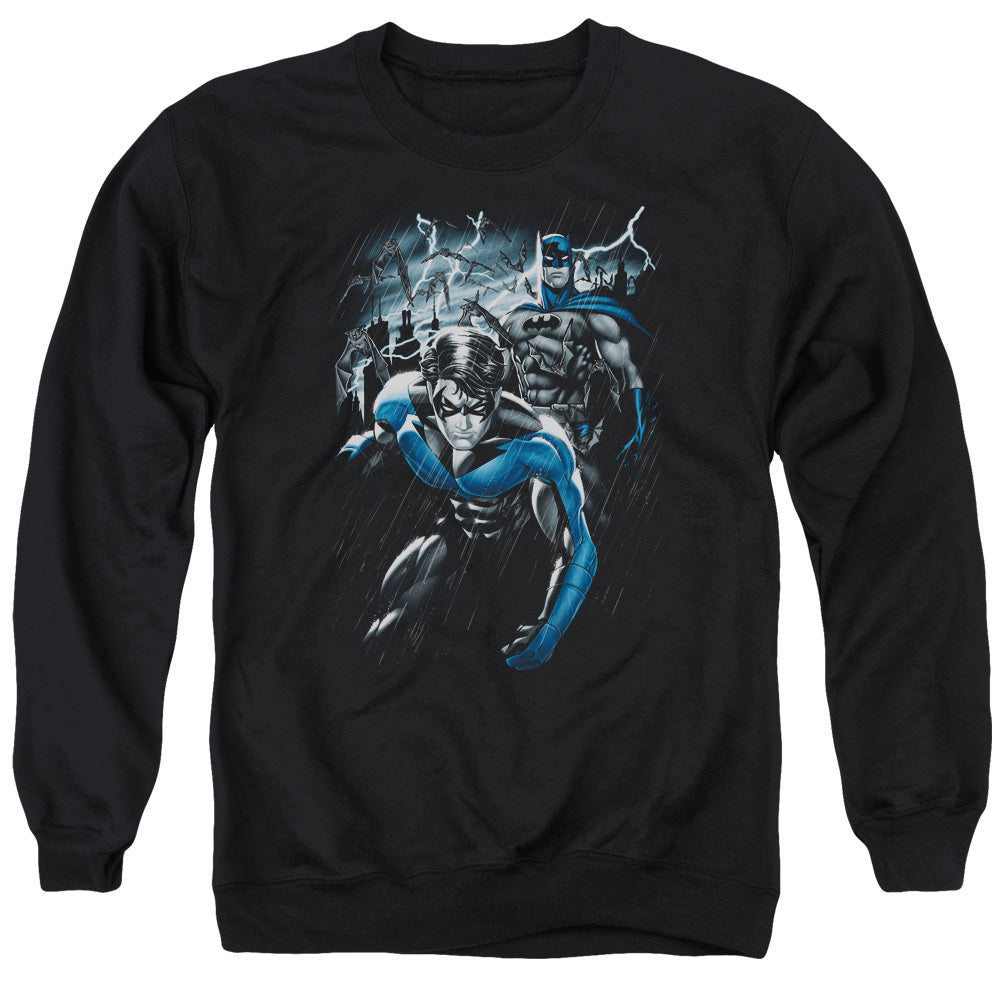 Batman Dynamic Duo Mens Crewneck Sweatshirt Black