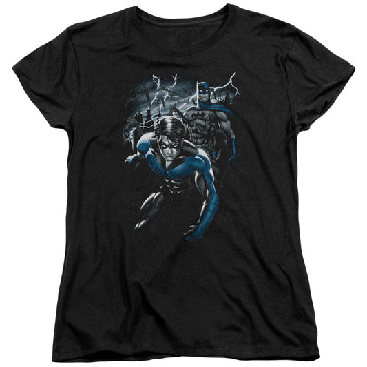 Batman Dynamic Duo Womens T Shirt Black Officially Licensed