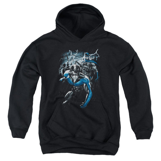 Batman Dynamic Duo Kids Youth Hoodie Black Officially Licensed