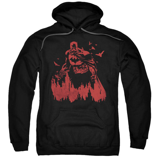 Batman Red Knight Mens Hoodie Black Officially Licensed