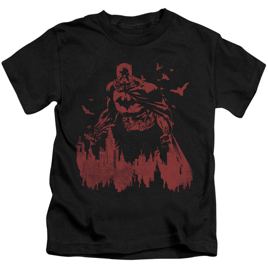 Batman Red Knight Juvenile Kids Youth T Shirt Black Officially Licensed