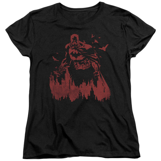 Batman Red Knight Womens T Shirt Black Officially Licensed