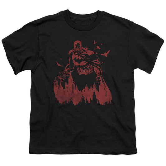 Batman Red Knight Kids Youth T Shirt Black Officially Licensed