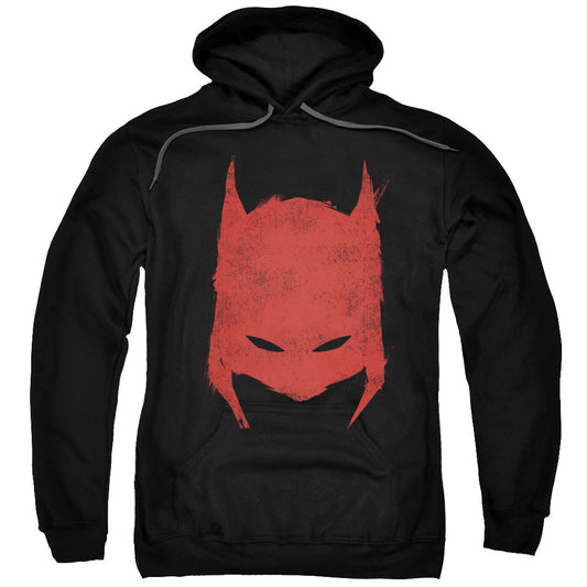 Batman Hacked & Scratched Mens Hoodie Black Officially Licensed