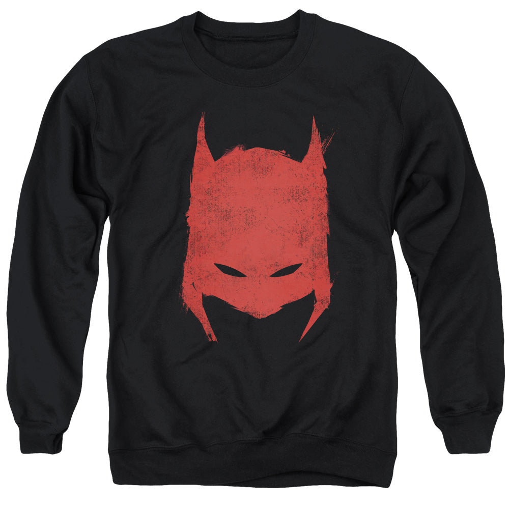 Batman Hacked & Scratched Mens Crewneck Sweatshirt Black