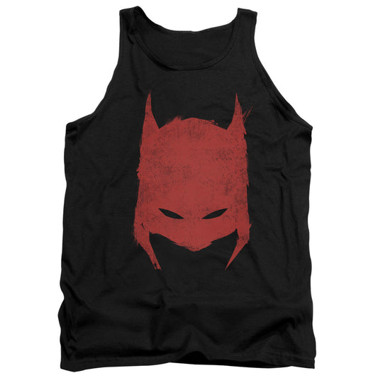 Batman Hacked & Scratched Mens Tank Top Shirt Black Officially Licensed