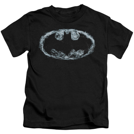 Batman Smoke Signal Juvenile Kids Youth T Shirt Black Officially Licensed