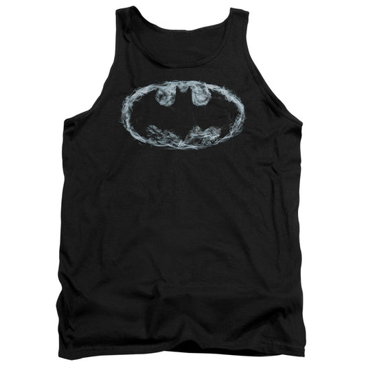 Batman Smoke Signal Mens Tank Top Shirt Black Officially Licensed