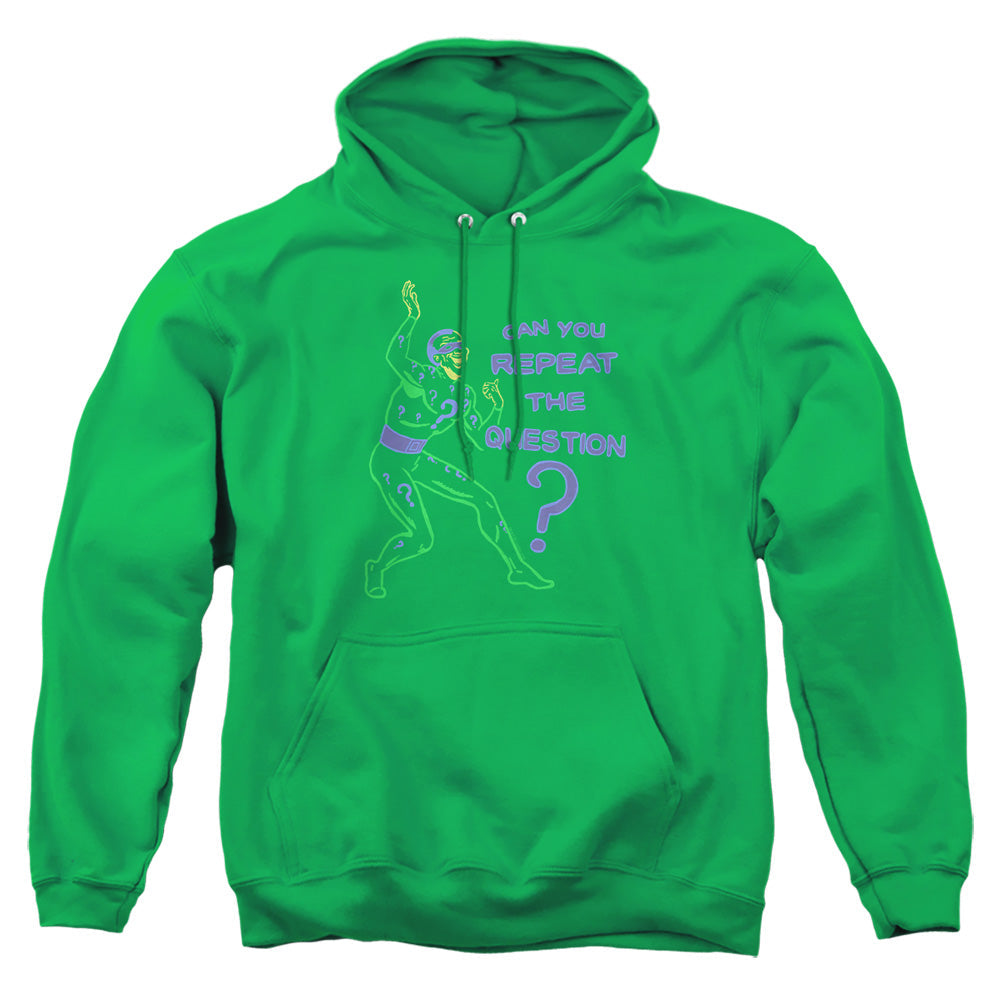 Batman Repeat Mens Hoodie Kelly Green Officially Licensed