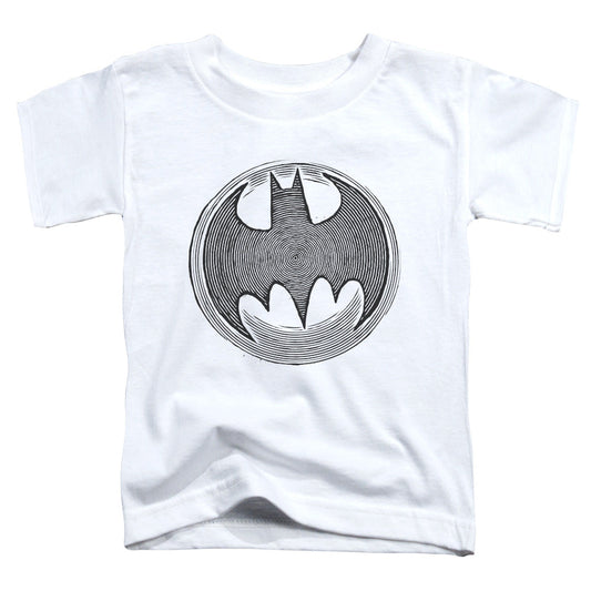 Batman Knight Knockout Toddler Kids Youth T Shirt White Officially Licensed