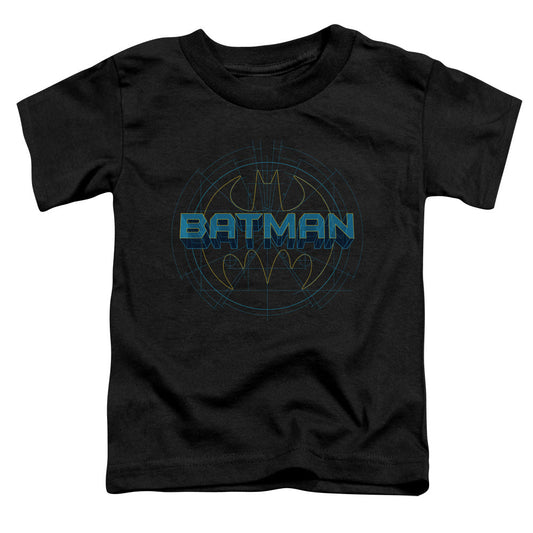 Batman Bat Tech Logo Toddler Kids Youth T Shirt Black Officially Licensed
