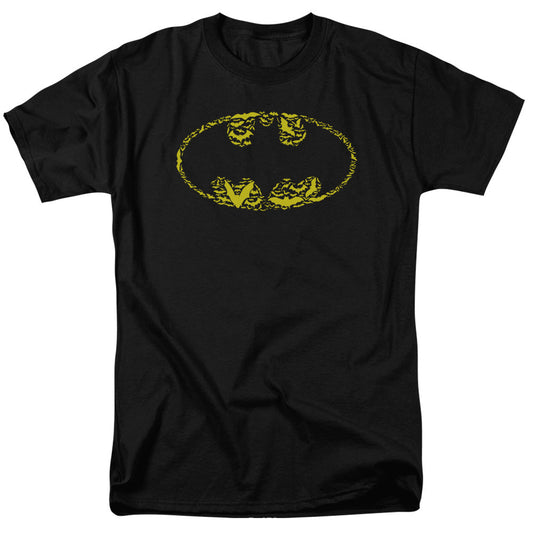 Batman Bats On Bats Mens T Shirt Black Officially Licensed
