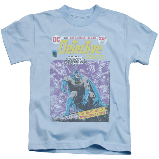 Batman A Thousand Fears Juvenile Kids Youth T Shirt Light Blue Officially Licensed