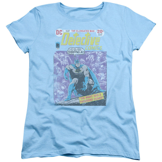 Batman A Thousand Fears Womens T Shirt Light Blue Officially Licensed