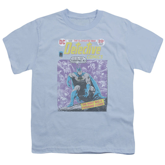 Batman A Thousand Fears Kids Youth T Shirt Light Blue Officially Licensed
