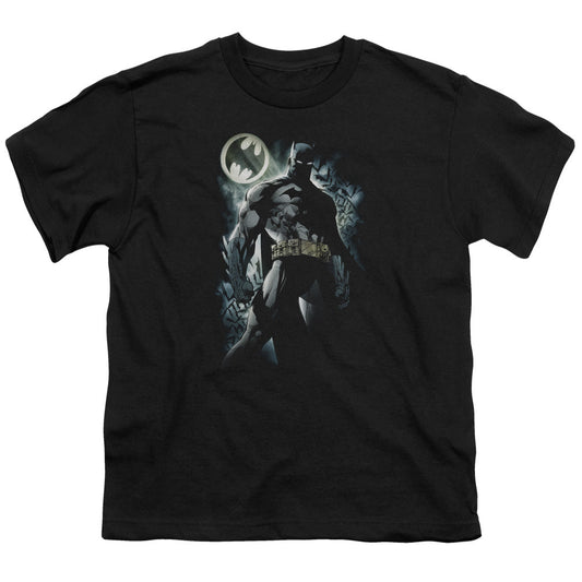 Batman The Knight Kids Youth T Shirt Black Officially Licensed